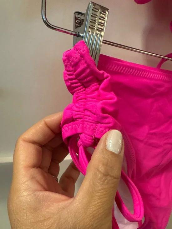 Women’s Hot Pink Two-Piece Swim Set - Classic Bikini - Picture 2 of 10